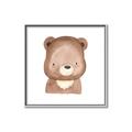 Picture of Bear Face _GroupedProduct_Square_Mini_ _GroupedProduct_Square_Canvas_Framed_