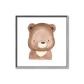 Picture of Bear Face _GroupedProduct_Square_Mini_ _GroupedProduct_Square_Canvas_Framed_