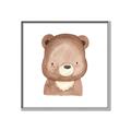 Picture of Bear Face _GroupedProduct_Square_Mini_ _GroupedProduct_Square_Canvas_Framed_