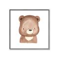 Picture of Bear Face _GroupedProduct_Square_Mini_ _GroupedProduct_Square_Canvas_Framed_