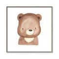 Picture of Bear Face _GroupedProduct_Square_Mini_ _GroupedProduct_Square_Canvas_Framed_