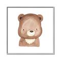 Picture of Bear Face _GroupedProduct_Square_Mini_ _GroupedProduct_Square_Canvas_Framed_