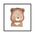 Picture of Bear Face _GroupedProduct_Square_Mini_ _GroupedProduct_Square_Canvas_Framed_