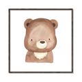 Picture of Bear Face _GroupedProduct_Square_Mini_ _GroupedProduct_Square_Canvas_Framed_