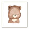 Picture of Bear Face _GroupedProduct_Square_Mini_ _GroupedProduct_Square_Canvas_Framed_