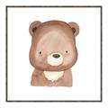 Picture of Bear Face _GroupedProduct_Square_Mini_ _GroupedProduct_Square_Canvas_Framed_