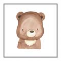 Picture of Bear Face _GroupedProduct_Square_Mini_ _GroupedProduct_Square_Canvas_Framed_