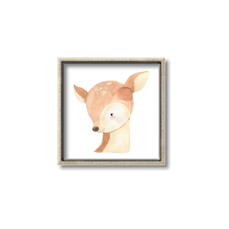 Picture of Deer Face _GroupedProduct_Square_Mini_ _GroupedProduct_Square_Canvas_Framed_