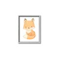 Picture of Woodland animals fox, _GroupedProduct_Rectangle_Portrait_Mini_ _GroupedProduct_Rectangle_Portrait_Canvas_Framed_