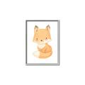 Picture of Woodland animals fox, _GroupedProduct_Rectangle_Portrait_Mini_ _GroupedProduct_Rectangle_Portrait_Canvas_Framed_