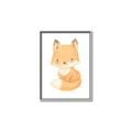 Picture of Woodland animals fox, _GroupedProduct_Rectangle_Portrait_Mini_ _GroupedProduct_Rectangle_Portrait_Canvas_Framed_