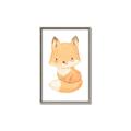Picture of Woodland animals fox, _GroupedProduct_Rectangle_Portrait_Mini_ _GroupedProduct_Rectangle_Portrait_Canvas_Framed_