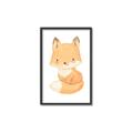 Picture of Woodland animals fox, _GroupedProduct_Rectangle_Portrait_Mini_ _GroupedProduct_Rectangle_Portrait_Canvas_Framed_