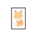 Picture of Woodland animals fox, _GroupedProduct_Rectangle_Portrait_Mini_ _GroupedProduct_Rectangle_Portrait_Canvas_Framed_