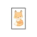 Picture of Woodland animals fox, _GroupedProduct_Rectangle_Portrait_Mini_ _GroupedProduct_Rectangle_Portrait_Canvas_Framed_