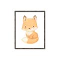 Picture of Woodland animals fox, _GroupedProduct_Rectangle_Portrait_Mini_ _GroupedProduct_Rectangle_Portrait_Canvas_Framed_