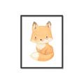 Picture of Woodland animals fox, _GroupedProduct_Rectangle_Portrait_Mini_ _GroupedProduct_Rectangle_Portrait_Canvas_Framed_