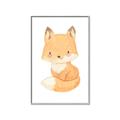 Picture of Woodland animals fox, _GroupedProduct_Rectangle_Portrait_Mini_ _GroupedProduct_Rectangle_Portrait_Canvas_Framed_