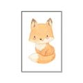 Picture of Woodland animals fox, _GroupedProduct_Rectangle_Portrait_Mini_ _GroupedProduct_Rectangle_Portrait_Canvas_Framed_