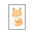 Picture of Woodland animals fox, _GroupedProduct_Rectangle_Portrait_Mini_ _GroupedProduct_Rectangle_Portrait_Canvas_Framed_