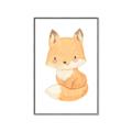 Picture of Woodland animals fox, _GroupedProduct_Rectangle_Portrait_Mini_ _GroupedProduct_Rectangle_Portrait_Canvas_Framed_