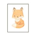 Picture of Woodland animals fox, _GroupedProduct_Rectangle_Portrait_Mini_ _GroupedProduct_Rectangle_Portrait_Canvas_Framed_