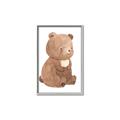 Picture of Woodland animals Bear _GroupedProduct_Rectangle_Portrait_Mini_ _GroupedProduct_Rectangle_Portrait_Canvas_Framed_