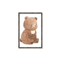 Picture of Woodland animals Bear _GroupedProduct_Rectangle_Portrait_Mini_ _GroupedProduct_Rectangle_Portrait_Canvas_Framed_