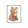 Picture of Woodland animals Bear _GroupedProduct_Rectangle_Portrait_Mini_ _GroupedProduct_Rectangle_Portrait_Canvas_Framed_