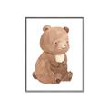 Picture of Woodland animals Bear _GroupedProduct_Rectangle_Portrait_Mini_ _GroupedProduct_Rectangle_Portrait_Canvas_Framed_