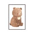 Picture of Woodland animals Bear _GroupedProduct_Rectangle_Portrait_Mini_ _GroupedProduct_Rectangle_Portrait_Canvas_Framed_
