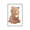 Picture of Woodland animals Bear _GroupedProduct_Rectangle_Portrait_Mini_ _GroupedProduct_Rectangle_Portrait_Canvas_Framed_