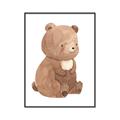 Picture of Woodland animals Bear _GroupedProduct_Rectangle_Portrait_Mini_ _GroupedProduct_Rectangle_Portrait_Canvas_Framed_