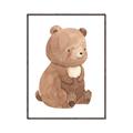 Picture of Woodland animals Bear _GroupedProduct_Rectangle_Portrait_Mini_ _GroupedProduct_Rectangle_Portrait_Canvas_Framed_
