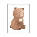 Picture of Woodland animals Bear _GroupedProduct_Rectangle_Portrait_Mini_ _GroupedProduct_Rectangle_Portrait_Canvas_Framed_