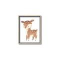 Picture of Woodland animals Deer _GroupedProduct_Rectangle_Portrait_Mini_ _GroupedProduct_Rectangle_Portrait_Canvas_Framed_