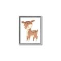Picture of Woodland animals Deer _GroupedProduct_Rectangle_Portrait_Mini_ _GroupedProduct_Rectangle_Portrait_Canvas_Framed_