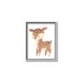 Picture of Woodland animals Deer _GroupedProduct_Rectangle_Portrait_Mini_ _GroupedProduct_Rectangle_Portrait_Canvas_Framed_