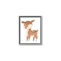 Picture of Woodland animals Deer _GroupedProduct_Rectangle_Portrait_Mini_ _GroupedProduct_Rectangle_Portrait_Canvas_Framed_