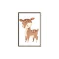 Picture of Woodland animals Deer _GroupedProduct_Rectangle_Portrait_Mini_ _GroupedProduct_Rectangle_Portrait_Canvas_Framed_