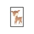 Picture of Woodland animals Deer _GroupedProduct_Rectangle_Portrait_Mini_ _GroupedProduct_Rectangle_Portrait_Canvas_Framed_