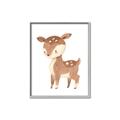 Picture of Woodland animals Deer _GroupedProduct_Rectangle_Portrait_Mini_ _GroupedProduct_Rectangle_Portrait_Canvas_Framed_