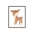 Picture of Woodland animals Deer _GroupedProduct_Rectangle_Portrait_Mini_ _GroupedProduct_Rectangle_Portrait_Canvas_Framed_