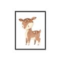 Picture of Woodland animals Deer _GroupedProduct_Rectangle_Portrait_Mini_ _GroupedProduct_Rectangle_Portrait_Canvas_Framed_