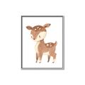 Picture of Woodland animals Deer _GroupedProduct_Rectangle_Portrait_Mini_ _GroupedProduct_Rectangle_Portrait_Canvas_Framed_