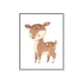 Picture of Woodland animals Deer _GroupedProduct_Rectangle_Portrait_Mini_ _GroupedProduct_Rectangle_Portrait_Canvas_Framed_