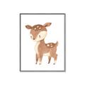 Picture of Woodland animals Deer _GroupedProduct_Rectangle_Portrait_Mini_ _GroupedProduct_Rectangle_Portrait_Canvas_Framed_