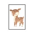 Picture of Woodland animals Deer _GroupedProduct_Rectangle_Portrait_Mini_ _GroupedProduct_Rectangle_Portrait_Canvas_Framed_