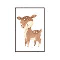 Picture of Woodland animals Deer _GroupedProduct_Rectangle_Portrait_Mini_ _GroupedProduct_Rectangle_Portrait_Canvas_Framed_