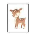 Picture of Woodland animals Deer _GroupedProduct_Rectangle_Portrait_Mini_ _GroupedProduct_Rectangle_Portrait_Canvas_Framed_